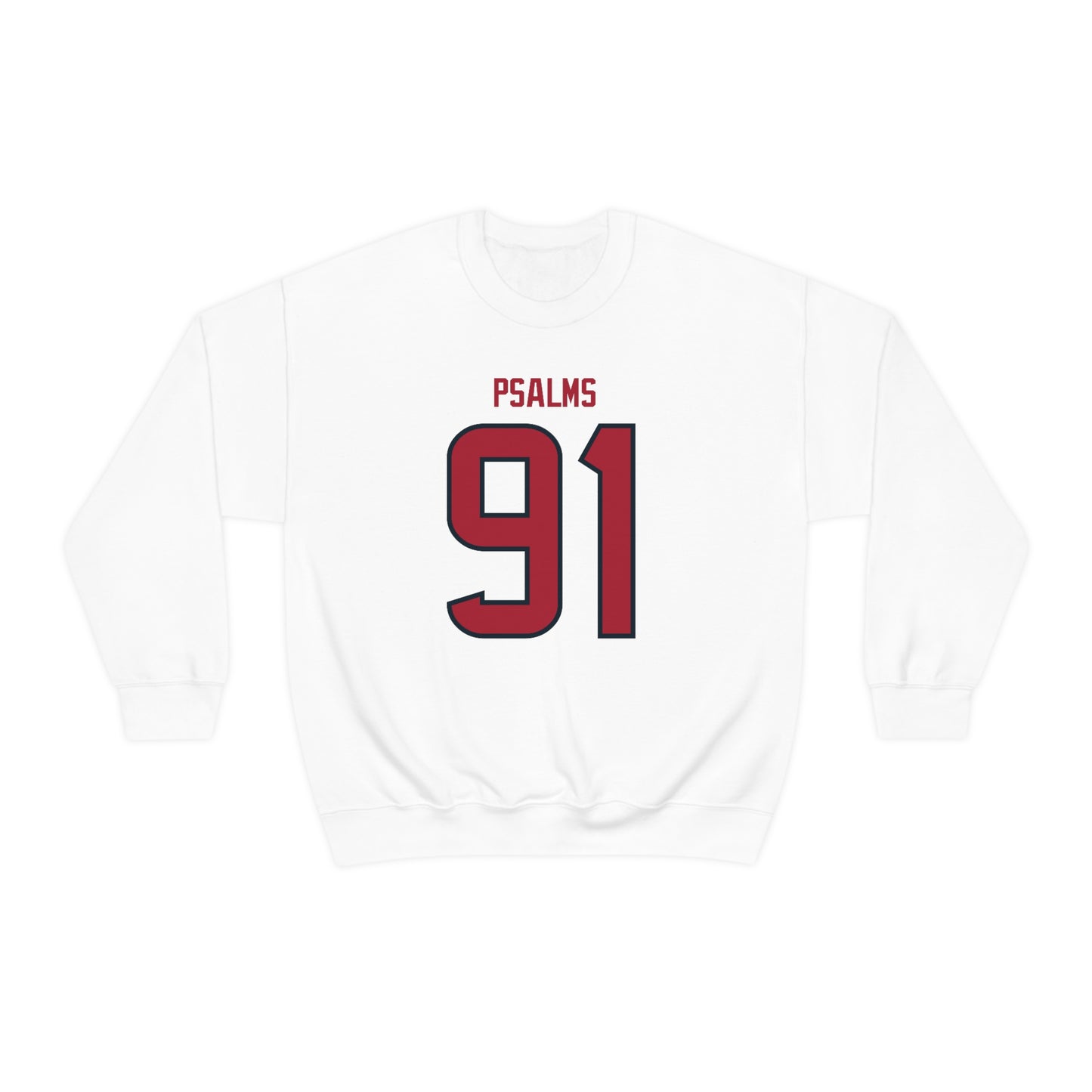 Texans Psalms 91 Sweatshirt (White)