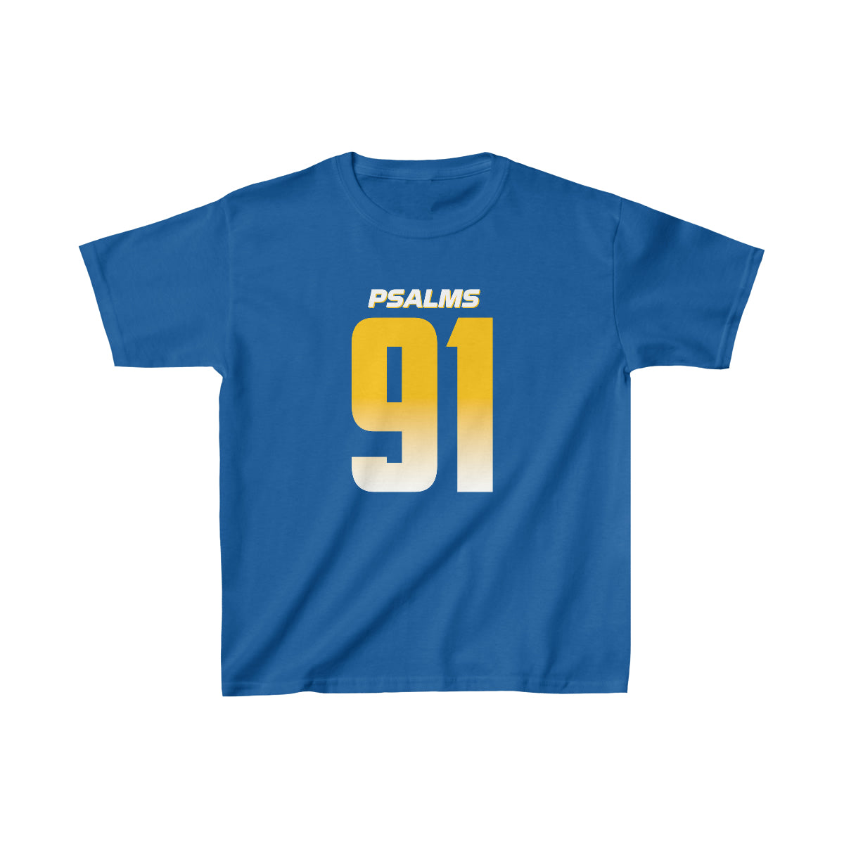 Chargers Psalms 91 Vibez Tee - Girls (Blue)