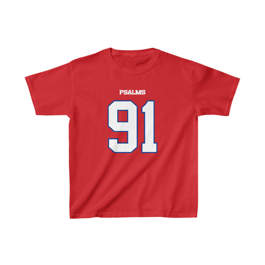 Bills Psalms 91 Tee -Boys (Red)