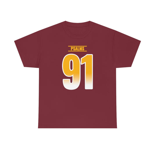 Commanders Psalms 91 Vibez Tee (Burgundy)