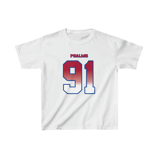 Bills Psalms 91 Vibez Tee - Girls (White)