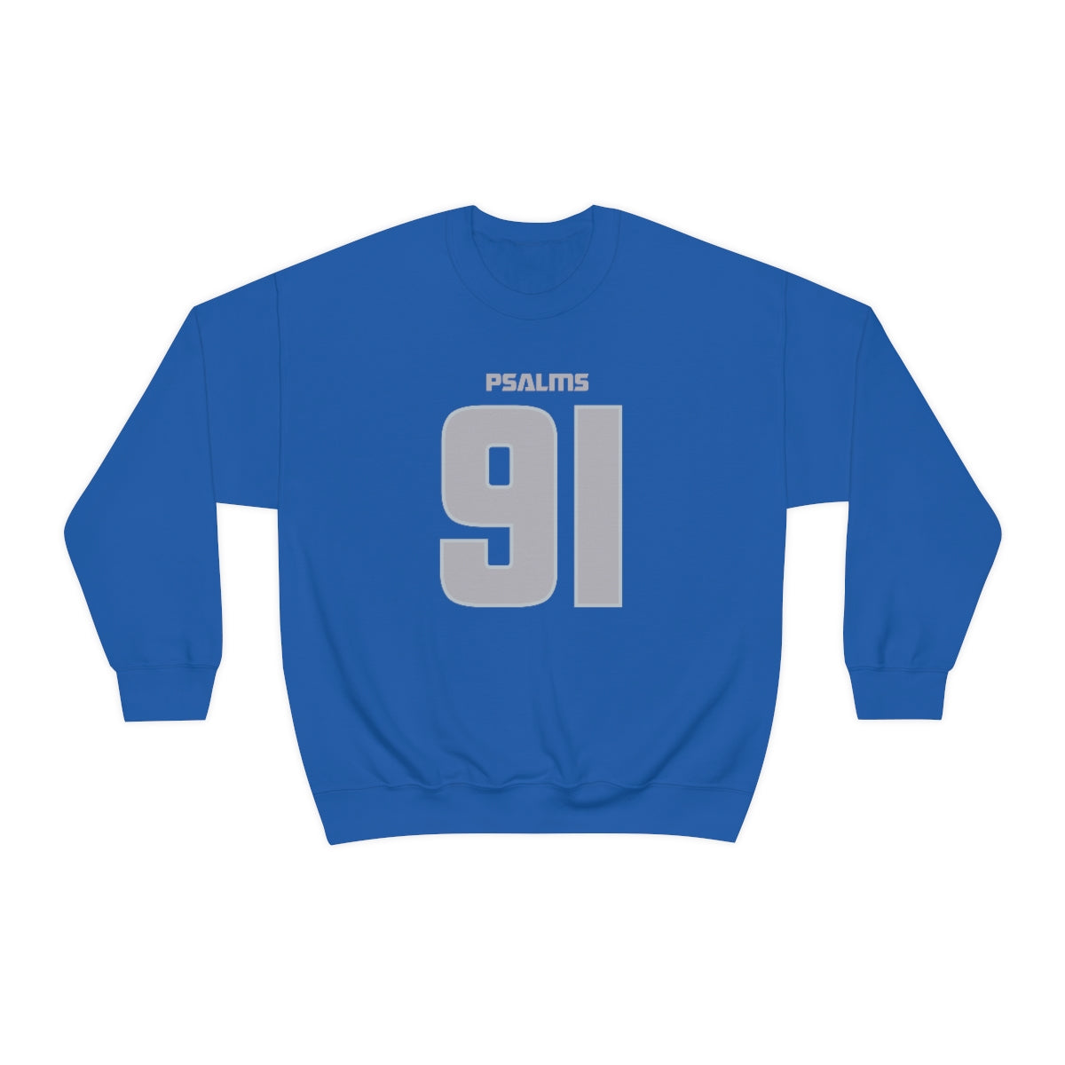 Lions Psalms 91 Sweatshirt (Blue)