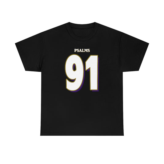 Ravens Psalms 91 Tee (Black)