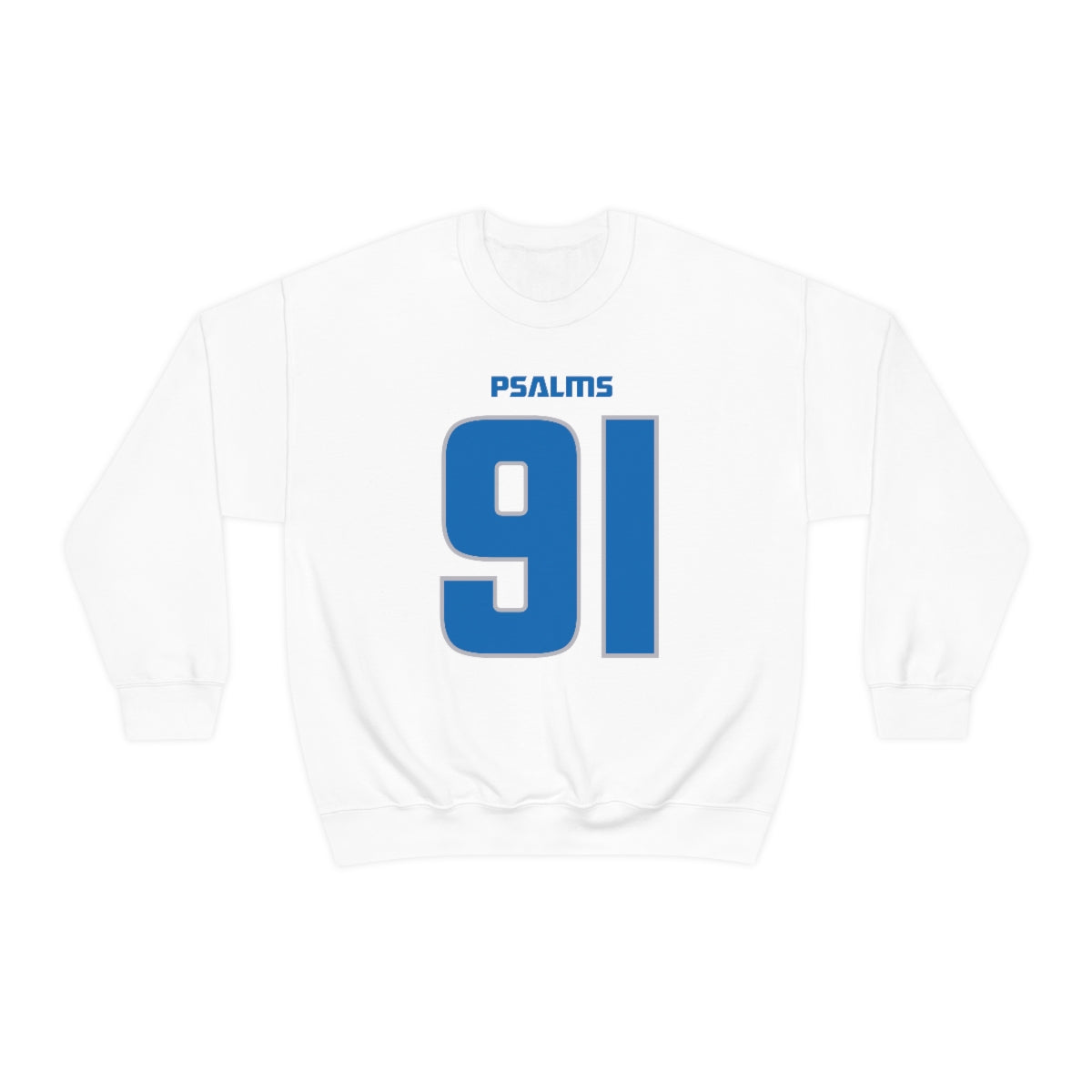 Lions Psalms 91 Sweatshirt (White)