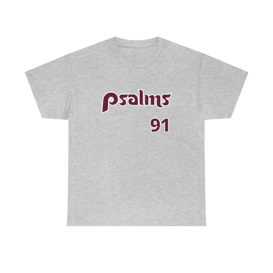 Phillies Psalms 91 Throwback Tee (Grey)