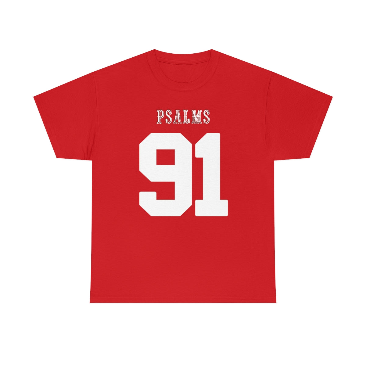 49ers Psalms 91 Tee (Red)