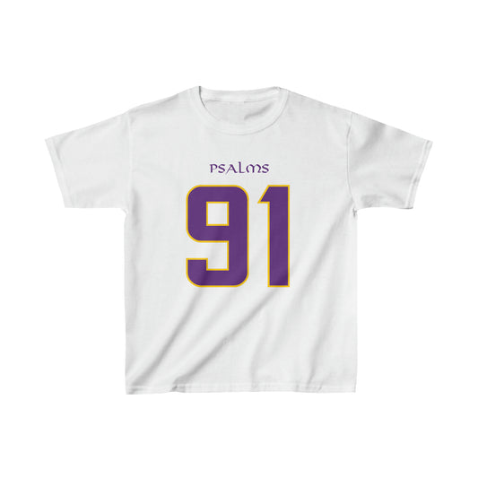 Vikings Psalms 91 Tee - Boys (White)