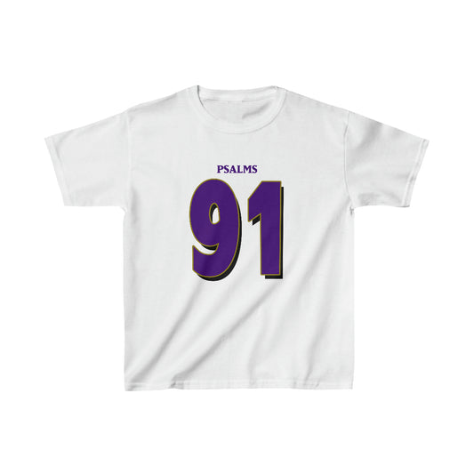 Ravens Psalms 91 Tee - Boys (White)