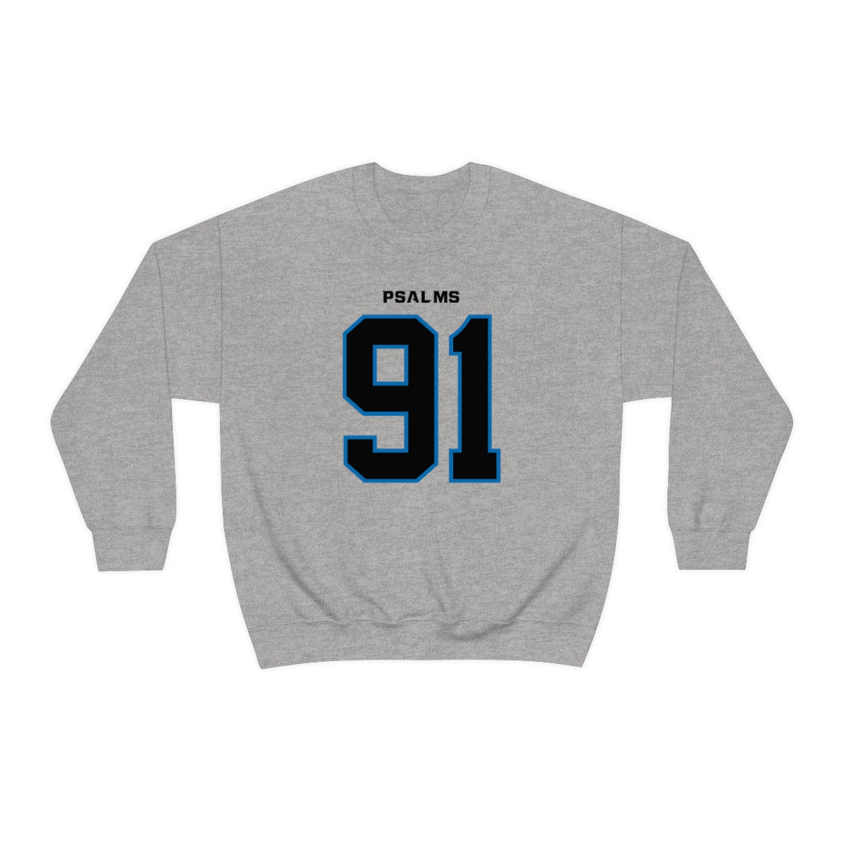 Panthers Psalms 91 Sweatshirt (Grey)