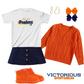 Astros Ninety First Psalms Vibez Tee - Girls (White)