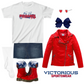 Phillies Ninety First Psalms Vibez Tee - Girls (White)