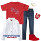Phillies Psalms 91 Vibez Tee- Girls (Red)