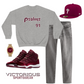 Phillies Psalms 91 Throwback Sweatshirt (Grey)