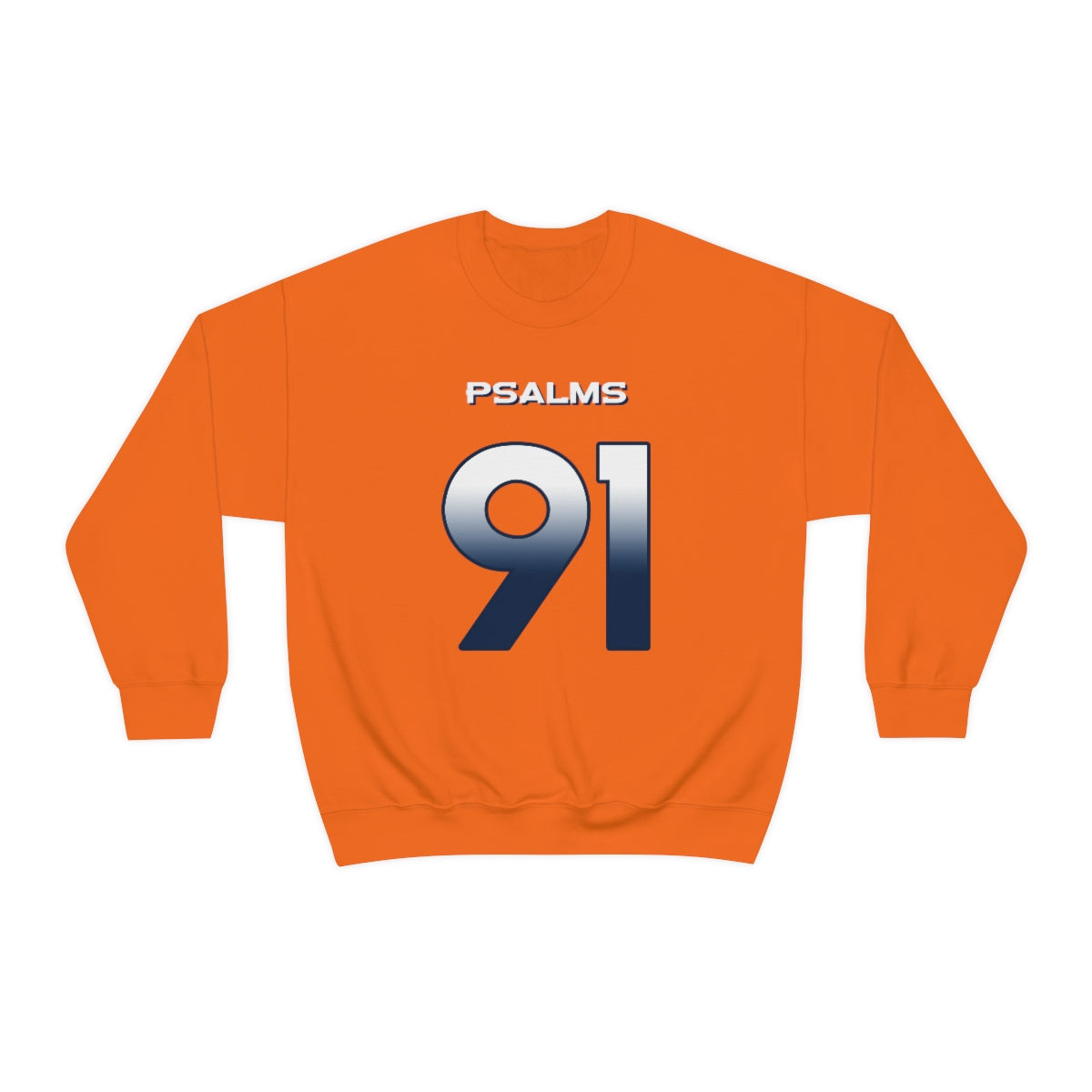 Broncos Psalms 91 Vibez Sweatshirt (Orange)