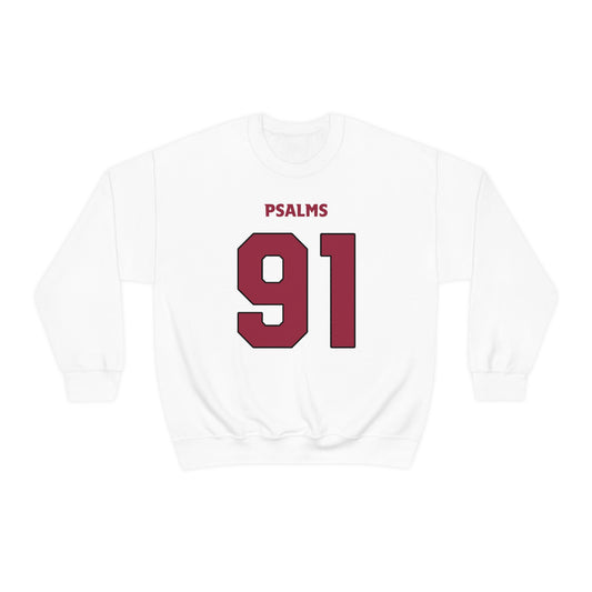 Cardinals Psalms 91 Sweatshirt (White)