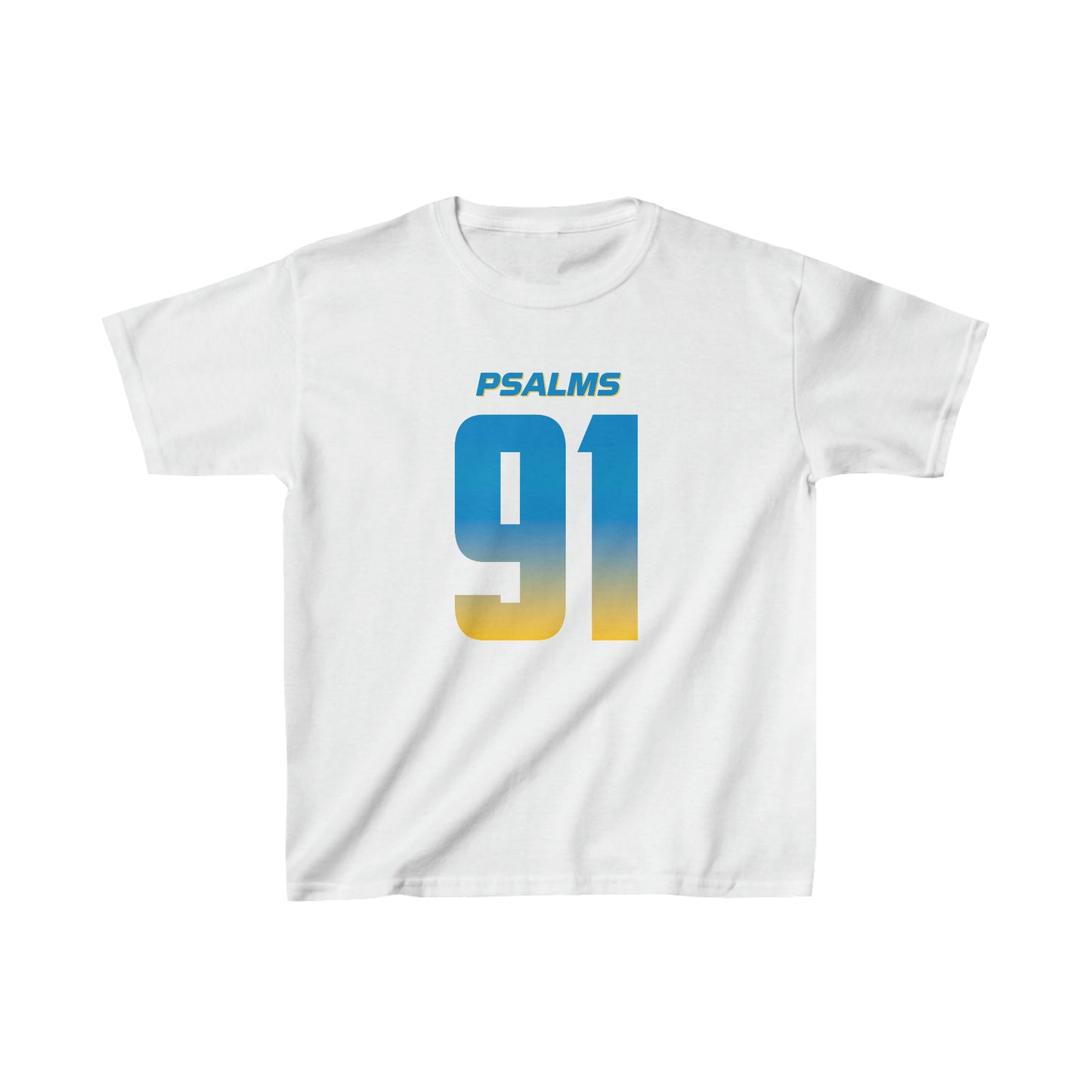 Chargers Psalms 91 Vibez Tee - Girls (White)