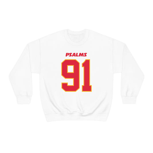 Chiefs Psalms 91 Sweatshirt (White)