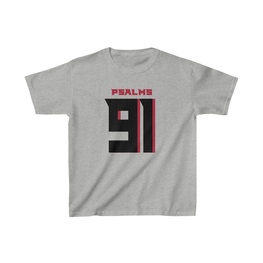 Falcons Psalms 91 Tee - Boys (Grey)