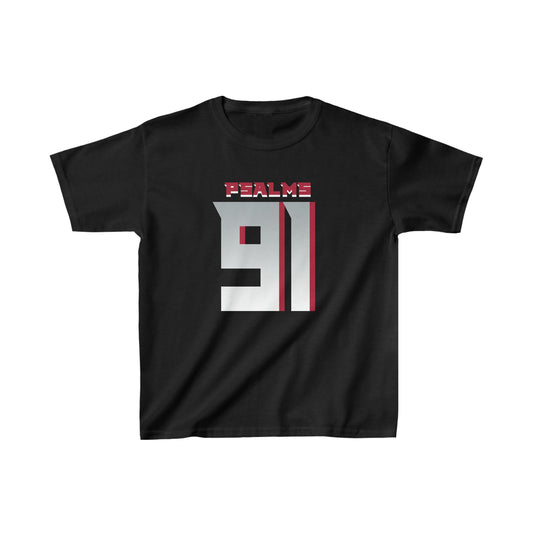 Falcons Psalms 91 Tee - Boys (Black)