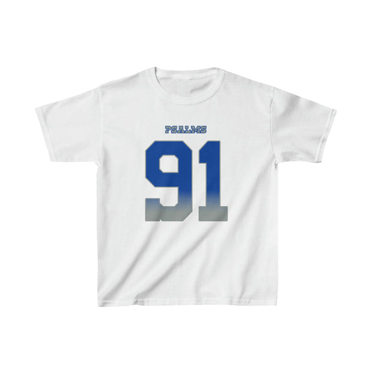 Cowboys Psalms 91 Vibez Tee - Girls (White)