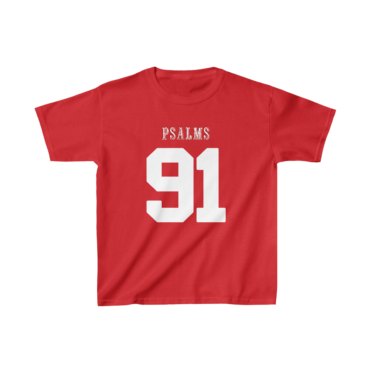 49ers Psalms 91 Tee - Boys (Red)