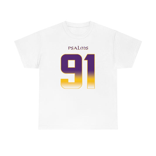 Vikings Psalms 91 Vibez Tee (White)