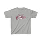 Phillies Ninety First Psalms Vibez Throwback Tee- Girls (Grey)