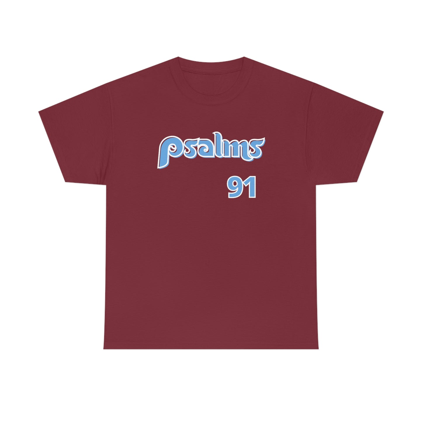 Phillies Psalms 91 Throwback Tee (Maroon)